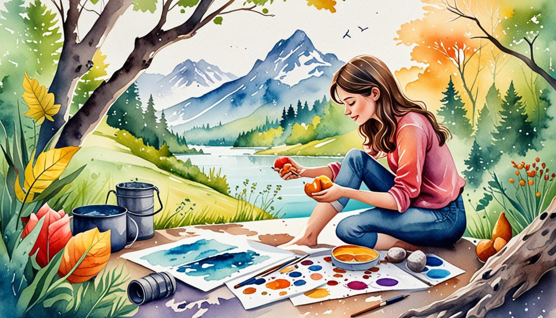The Interpretation of Nature in Creative Arts: Hobbies that Connect Humans to the Natural Environment