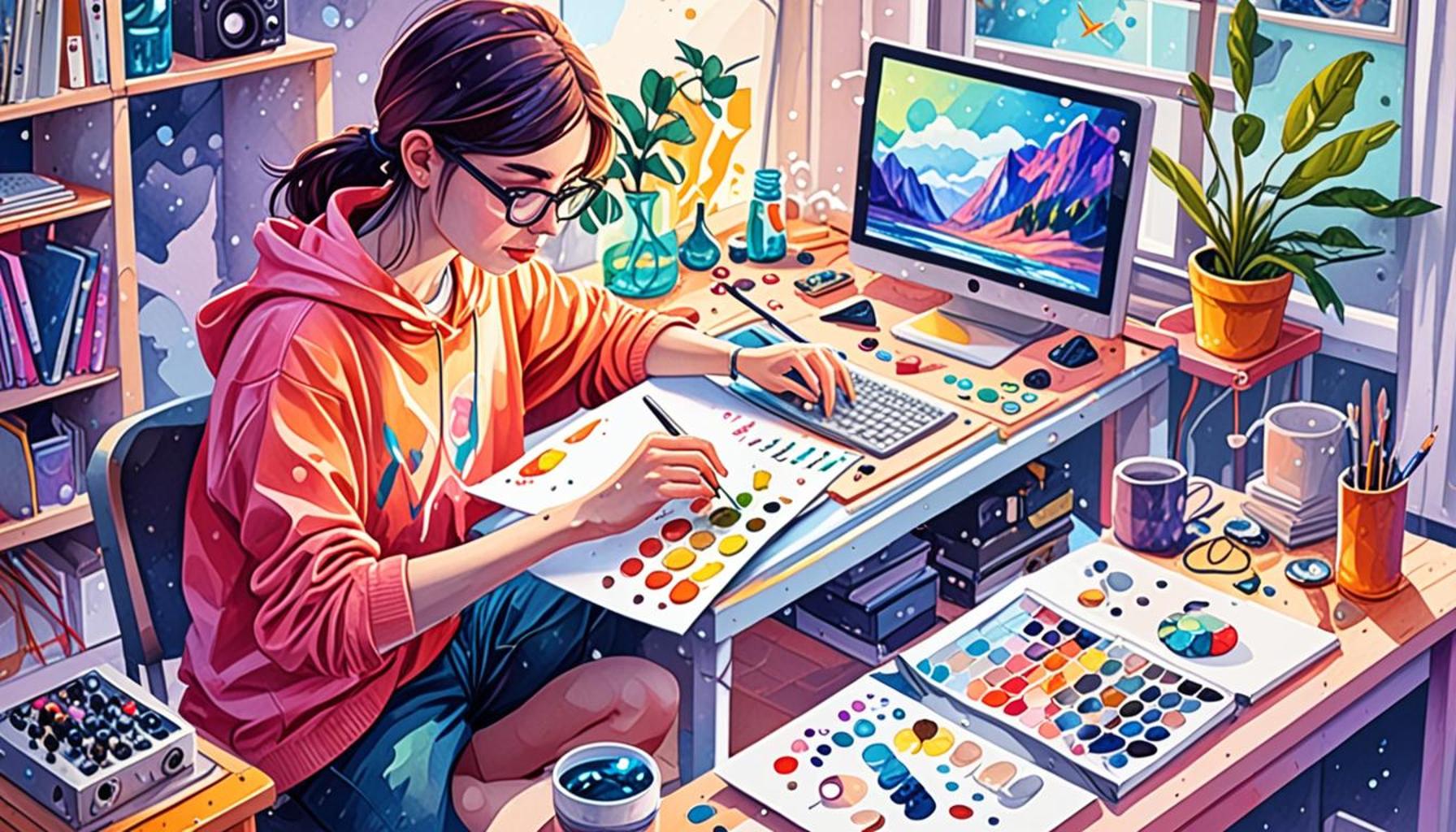 Exploring the Intersection of Coding and Art in Digital Hobbies