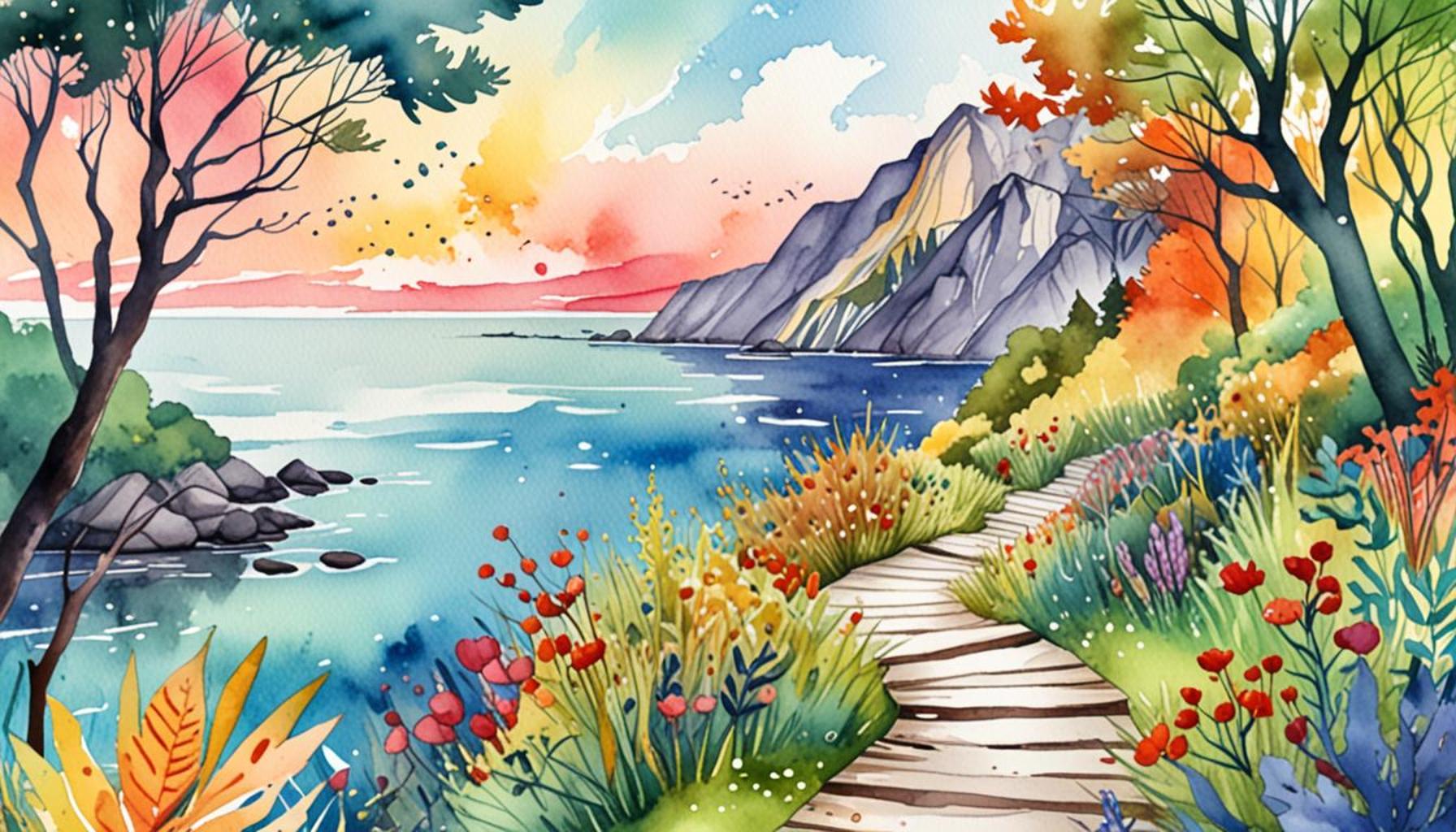 Creative Walks: Transforming Nature Observation into Art